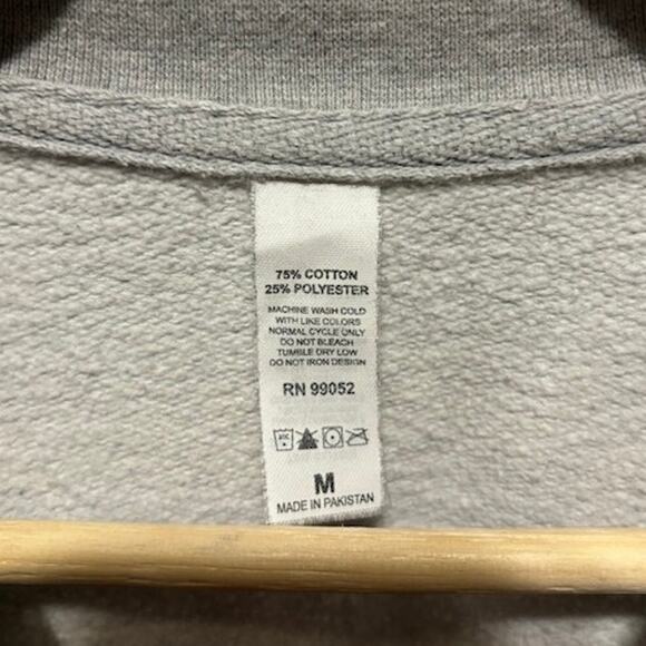 Morgan Wallen crewneck sweatshirt Dangerous Album graphic gray and black sz Med - Picture 3 of 5